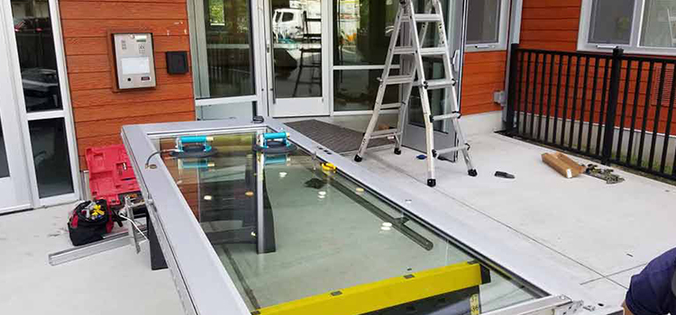 storefront door glass replacement Farmersville